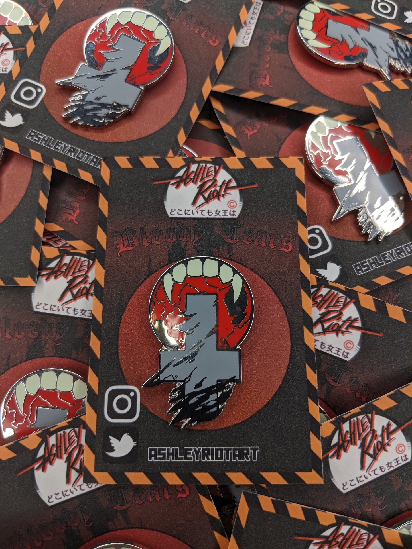 Tears of Blood | Enamel Pin