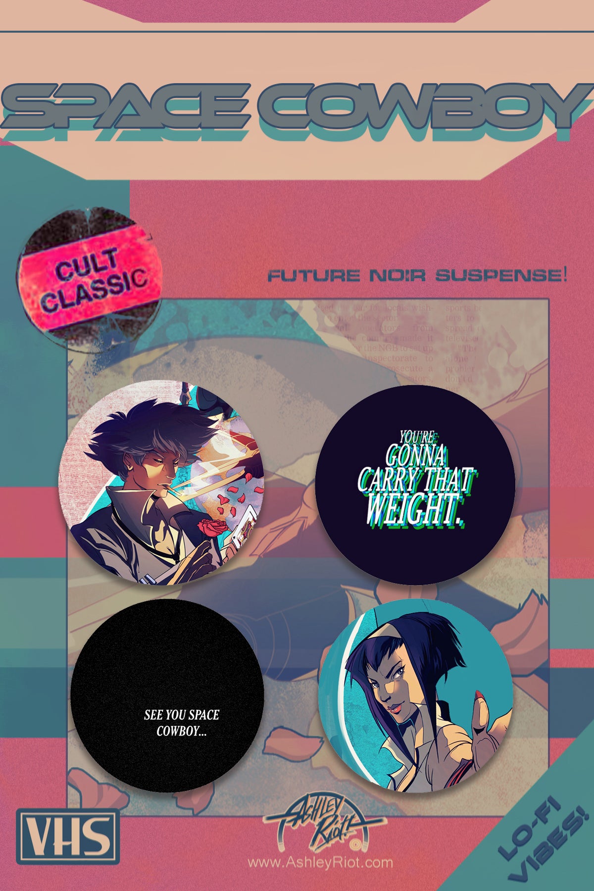 Space Cowboy | Button Pack