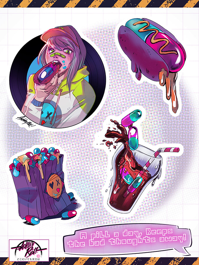 A pill a day | Sticker Sheet