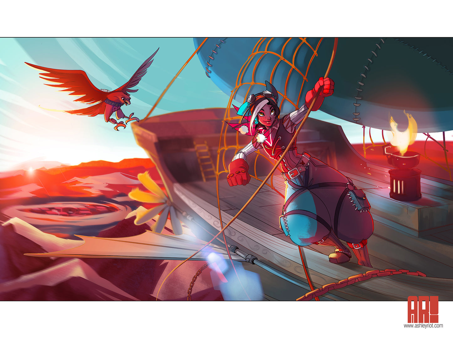 AirShip Away | Print