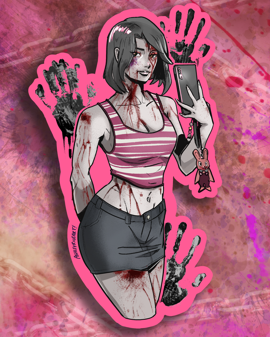 Girl Next Door | Anime Vinyl Sticker
