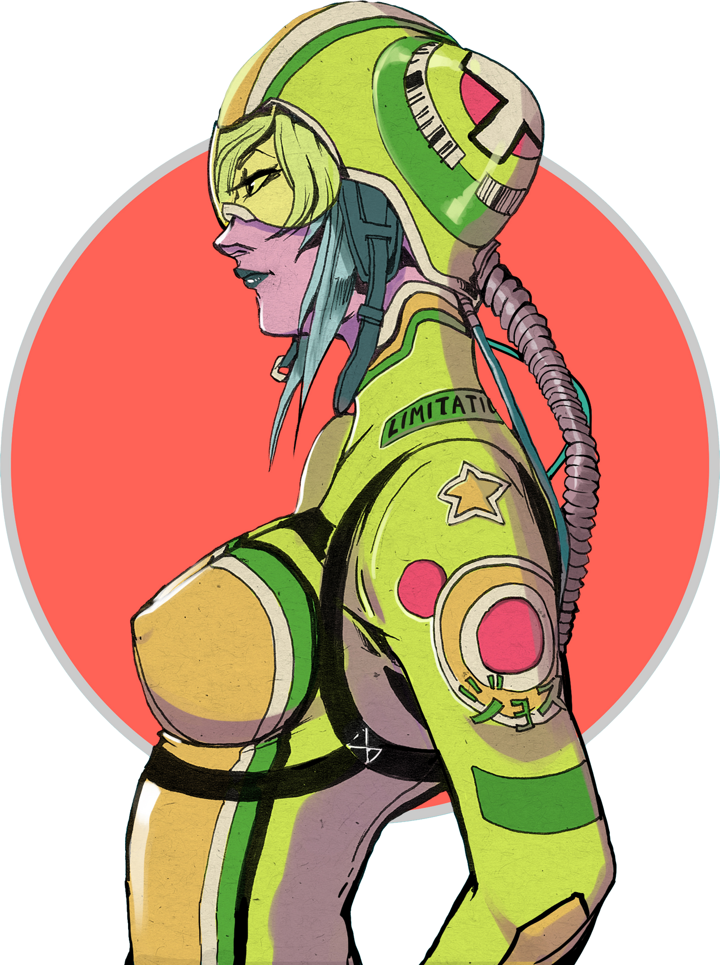 Helmet Girl | Sticker