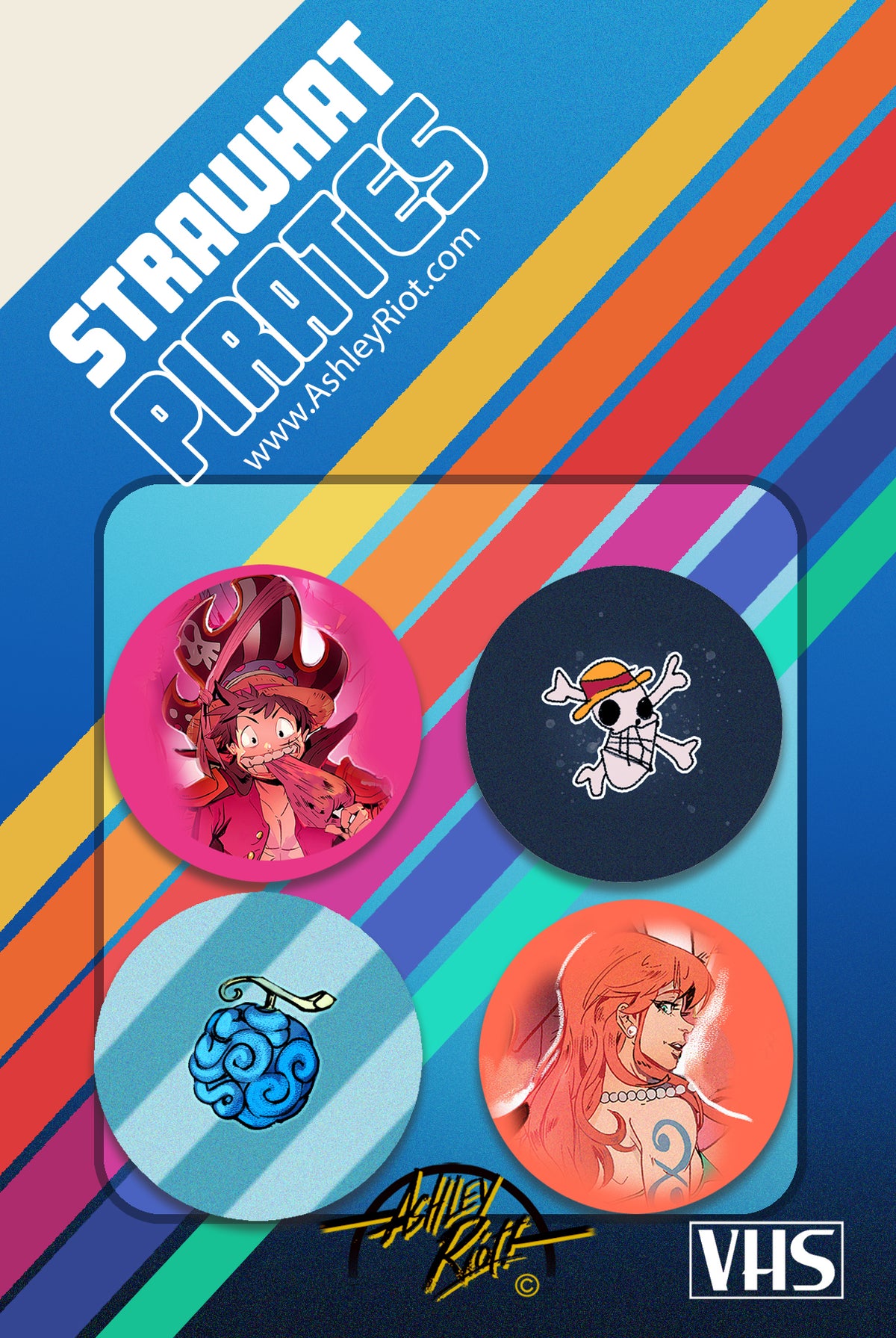 StrawHat Pirates | Button Pack