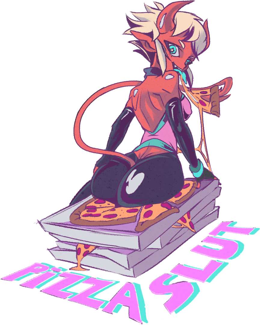 Pizza Slut | Sticker
