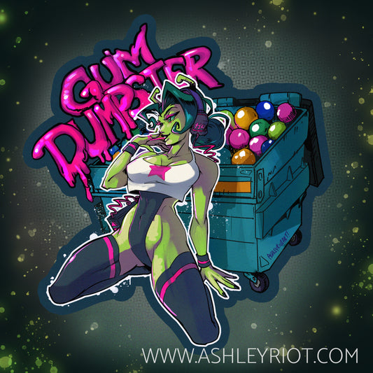 Gum Dumpster | Sticker