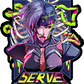 Serve Violence | Sticker